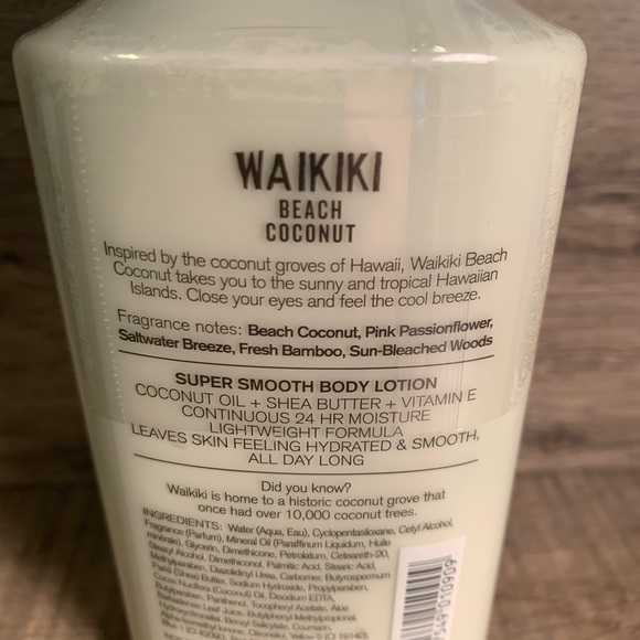Bath & Body Works Waikiki Coconut Body Lotion - Picture 3 of 3